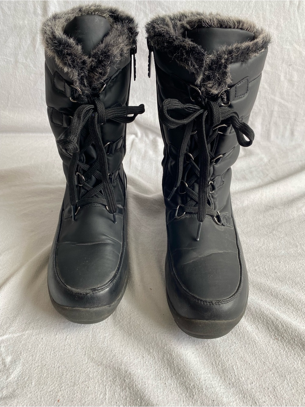 totes trace waterproof boots/winter, rain & snow boots.insulated warm fur-lined